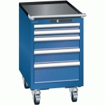 ARMOIRE BLEU GENT. 411X572X723 AVEC 5 TIR. 75KG _ 78.425.090 - LISTA