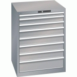 ARMOIRE GRIS PIGEON 717X725X850 AVEC 8 TIR. 200KG - LISTA
