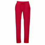 COTTOVER PANTALON SWEAT HOMME - CERTIFIÉ GOTS ROUGE - TAILLE S