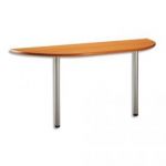 GAUTIER EXTENSION 1/2 LUNE 2 PIEDS TUBE RÉGLABLES EN HAUTEUR 160X74X60CM TWIN