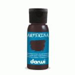 LOT DE 4 - DARWI FLACON DE 50 ML DE PEINTURE SUR CÉRAMIQUE À FROID - MARRON FONCÉ