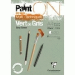 PAINTON VERT DE GRIS BLOC COLLÉ 30F A4 250G - VERT DE GRIS - LOT DE 4