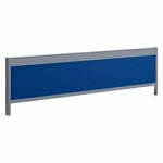 PANNEAU ÉCRAN ECLA L 180 CM CADRE DÉCOR ALUMINIUM - TISSU BLEU INDIGO