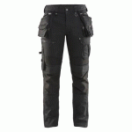 PANTALON DE TRAVAIL X1900 - ARTISAN STRETCH - 2D - NOIR - TAILLE 50 BLAKLADER