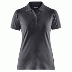 POLO FEMME GRIS FONCÉ TAILLE L - BLAKLADER