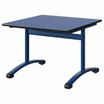 TABLE MALIBU 80X80 T3 DL STRA ANTIB BLEU U525/NOIR BLEU 5005