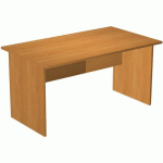 BUREAU DROIT PIEDS PANNEAUX FAST - 140 CM - AULNE - AULNE