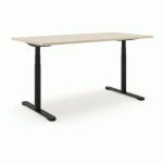 BUREAU RÉGLABLE STEELFORCE PRO 870 SLS 180CM - NOIR CHÊNE - ACTIFORCE