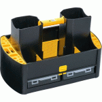 CAISSE À OUTILS MCPLUS WORKMAN 19/62 NOIRE ET JAUNE - ALLIT