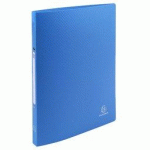 LOT DE 2 - CLASSEUR 2 ANNEAUX PLASTIFIÉ EXACOMPTA OPAK A4 DOS 2 CM - VERT