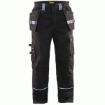 PANTALON ARTISAN RETARDANT FLAMME NOIR/GRIS TAILLE 50C - BLAKLADER
