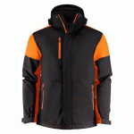 PRINTER PRIME PRIME PADDED VESTE SOFTSHELL HOMMES NOIR/ORANGE - TAILLE XL