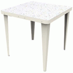 TABLE RÉUNION ENSEMBLE CONFETTIS /CRÈME - LALALA