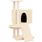 ARBRE À CHAT AVEC GRIFFOIRS EN SISAL CRÈME 96 CM