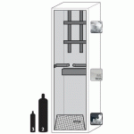 ARMOIRE GULTIMATE90-2X50L-STANDARD-598-DROITE-GRIS - ASECOS