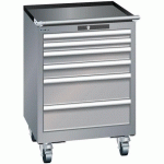 ARMOIRE GRIS PIGEON 564X572X840 AVEC 6 TIR. 75KG - LISTA