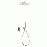 COLONNE DE DOUCHE THERMOSTATIQUE À ENCASTRER CHROMÉE DAX SQUARE PAINI