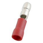 COSSE CYLINDRIQUE À SERTIR RS PRO ISOLÉ MÂLE, ROUGE 16AWG 1.5MM² 22AWG 0.5MM²