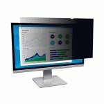 3M PF220W1B FILTRE ANTI-REFLETS POUR ÉCRAN ET FILTRE DE CONFIDENTIALITÉ 55,9 CM (22") MONITEUR FILTRE DE CONFIDENTIALITÉ SANS BORDS POUR ORDINATEUR