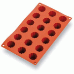GASTROFLEX PLAQUE GN 1/3 325X176 DE 18 CANNELÉS BORDELAIS 3.5 CM