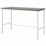 MANGE-DEB. MALIBU 180X80 4P STRAT GRIS U727/NOIR BLC 9016