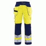 PANTALON HAUTE-VISIBILITÉ FEMME TAILLE 52 - BLAKLADER