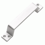 POIGNÉE DE TIRAGE LONGUEUR 150MM ENTRAXE 130MM ALUMINIUM ANODISÉ MAT DROITE - DUVAL - 72-0102-1502