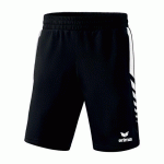 SHORT HOMME - ERIMA - WORKER SIX WINGS NOIR/BLANC