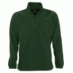 SWEAT PERSONNALISABLE 1/2 ZIP STANDARD VERT POLAIRE EXPERT
