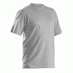 T-SHIRTS COL ROND PACK X5 GRIS TAILLE 4XL - BLAKLADER