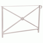 BARRIÈRE HÉRITAGE ROSACE 1.50 M SIMPLE CROSSE - GRIS 7044 - PROCITY