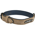 DOOGY GLAM - COLLIER CHIEN SIMILI SWEET TAUPE TAILLE : T65 - TAUPE