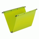 LOT DE 10 - DOSSIER SUSPENDU POUR TIROIRS POLYPROPYLÈNE OPAQUE ULTIMATE ELBA FOND 30 MM VERT