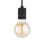 G.E.A.LUCE - LUSTRE MODERNE GEA LUCE FLASH GSO091 E27 LED SUSPENSION EN TISSU MÉTALLIQUE