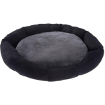 LIT POUR CHIEN OCTOGONAL OCTOGONE 50 X 57 X 13 CM, COUSSIN AMOVIBLE, LAVABLE, CHOIX DE COULEURS, NOIR - PETSTUFF