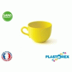 MAXI TASSE MELAMINE JAUNE 62 CL DIAM 12,4 - 9,1 CM