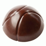 PLAQUE CHOCOLAT - 21 DEMI-SPHÈRES 2 RAYURES 5.5 G