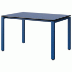 TABLE MALIBU 120X80 T5 SOUDÉ ST ANTIB BLEU U525/NO BLEU 5005