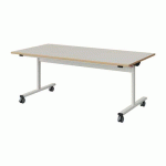 TABLE MALIBU RAB 160X80 T4 DL ST ALAISÉ BLC SE W911/BLC 9016