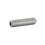 VIS SANS TÊTE SIX PANS CREUX BOUT POINTEAU - INOX A2 2,5X4 MM - BOÎTE DE 100