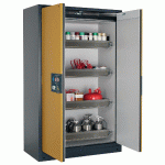 ARMOIRE SÉCURITÉ Q-PEGASUS-90 Q90.195.120.WDAC GRIS/JAUNE - MANUTAN COLLECTIVITÉS