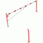 BARRIÈRE PIVOTANTE TRAVERSE À BÉTONNER SERRURE-4000 MM - SCHAKE