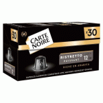 CAPSULES DE CAFÉ CARTE NOIRE RISTRETTO N° 12 - BOÎTE DE 30