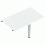ENIS RETOUR 100 X 60 CM + 1 PIED ALU PLT. BLANC - MBA