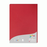 ETUI DE 25 FEUILLES POLLEN 210X297 210G/M2 - ROUGE GROSEILLE