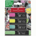 LOT DE 3 - FABER-CASTELL SURLIGNEUR TEXTLINER 46 GRAFFITI, ÉTUI DE 8