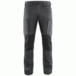 PANTALON DE TRAVAIL SERVICES STRETCH GRIS FONCÉ/NOIR TAILLE 44C - BLAKLADER