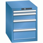 ARMOIRE BLEU CAP. 411X572X533 AVEC 4 TIR. 75KG _ 78.414.040 - LISTA