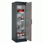 ARMOIRE SÉCURITÉ Q-PEGASUS-90 Q90.195.060.WDACR GRIS/ROUGE - ASECOS