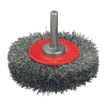 FORTIS - BROSSE RONDE FIL ACIER 50MM ONDULÉ